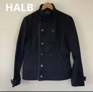 할프 HALB 테트옴 TETE HOMME 더블 브레스트 피 코트 M