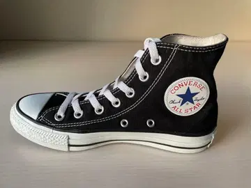 CONVERSE ALL STAR 블랙 하이컷 스니커즈