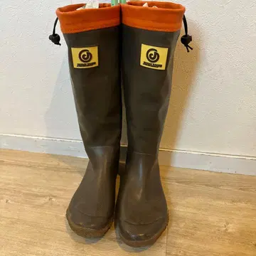 JUNGLEGYM 방수 장화 다크 그레이/오렌지