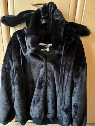 WEGO W C 토끼 귀 후드 보아 자켓