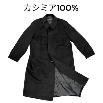 캐시미어 100% 블랙 롱 코트 Wind Armor