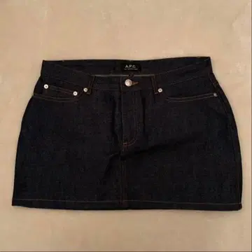 APC 데님 미니 스커트 데님 스커트