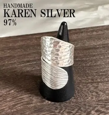 실버 반지 11호 카렌 실버 핸드메이드 에스닉 순은 #136