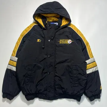 90s 스타터 NFL 스틸러스 패딩 자켓 L 블랙 7481