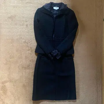 새상품급 SCAPA 자켓 스커트 셋업 블랙