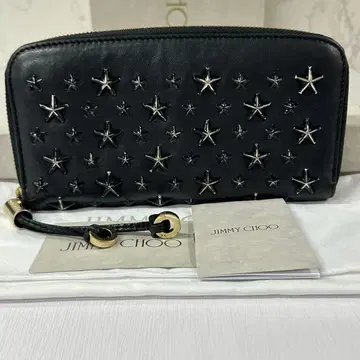 새상품급 지미추 필리파 스타 라운드 지퍼 장지갑