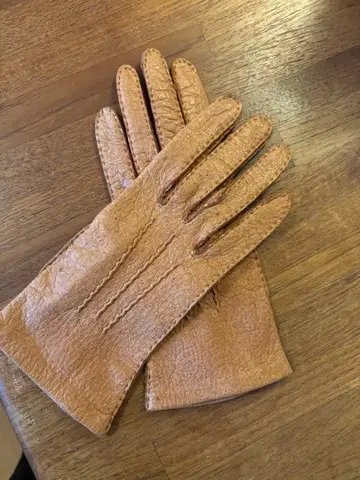 페카리 Hogskin 베이지 장갑 사이즈 7
