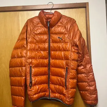 오렌지 다운 자켓 남성용