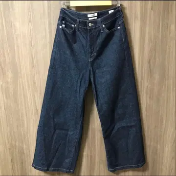 SOMETHING 다크 데님 L 사이즈 팬츠