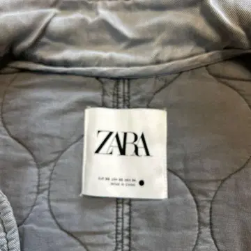 ZARA 그레이 퀼팅 베스트