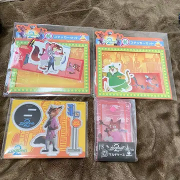 주토피아 2 제일복권 스티커 멀티 케이스 아크릴 스탠드 닉