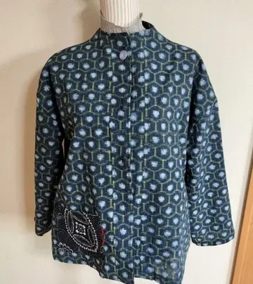 기모노 리메이크 카스리 자켓 코트