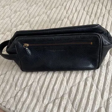 블랙 가죽 클러치백 세컨드 백