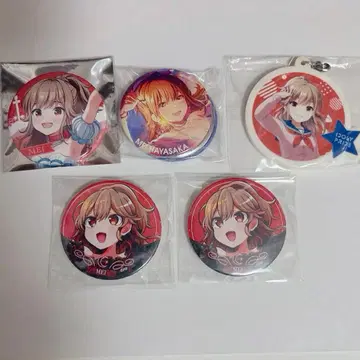 아이플라 하야사카 메이 캔뱃지 키링 세트