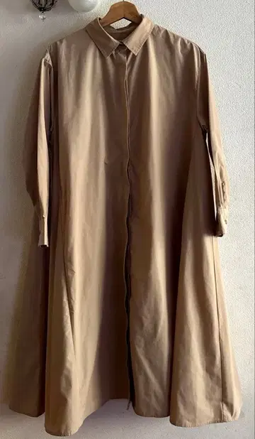 프릭스스토어 롱 셔츠 원피스