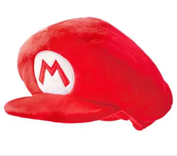 마리오 캡 빨간색 플리스