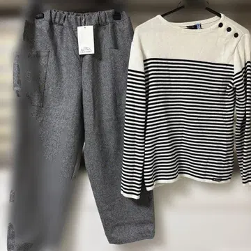 루미노아 팬츠와 스웨터 세트