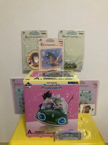 제일복권 드래곤볼 SNAP COLLECTION 2 A상 손오공&치치 세트