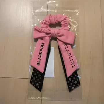 BLACKPINK DEADLINE LOGO 리본 헤어 액세서리