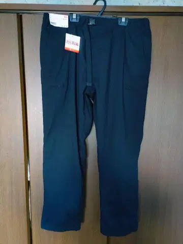 유니클로 웜 팬츠 방풍 워머 이지 팬츠 XL 블랙