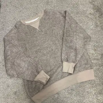 JOHN MASON SMITH 베이지 맨투맨 풀오버 S