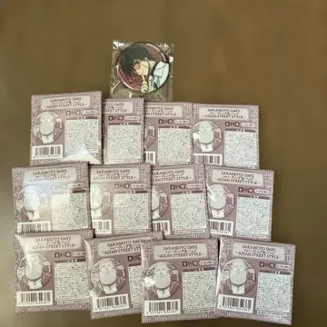 SAKAMOTODAYS 동양 스트릿 스타일 트레이딩 캔뱃지