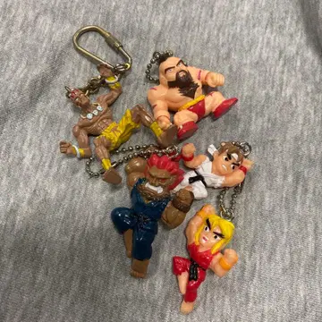 스트리트 파이터 키링 기타 세트