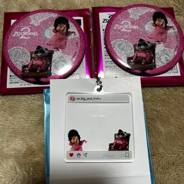 주토피아 오마이카페 캔뱃지 아크릴 키링