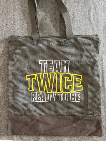 TEAM TWICE READY TO BE 토트백