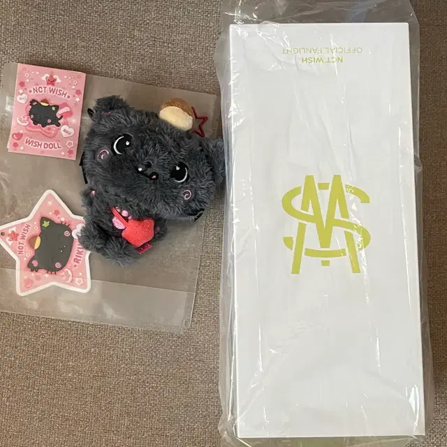 엔시티 위시 엔위시 리쿠 쿠리 인형 응원봉 믐뭔봄