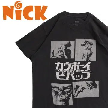 카우보이 비밥 애니메이션 프린트 티셔츠 M 블랙 (10s-20s)
