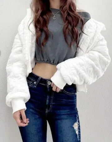 GYDA 패턴 퍼프 JQ 블루종