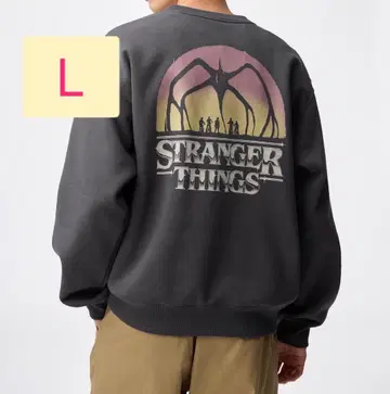 [ 새상품 ] GU 헤비웨이트 맨투맨 풀오버 그레이 L 사이즈