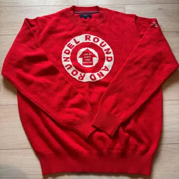 캘러웨이 레드 스웨터 남성용 L