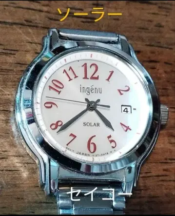 BJ18 세이코 알바 앙제 솔라 시계 작동품 날짜 포함