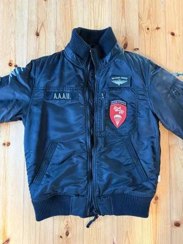 ALPHA INDUSTRIES 플라이트 자켓 S 블랙