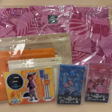 주토피아2 happy 복권 B상 하와이안 셔츠 하위상 4점 총 5점 세트