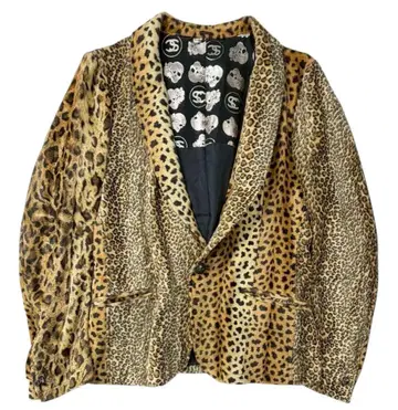 프란시스토모크스 스컬 버튼 레오파드 자켓 3