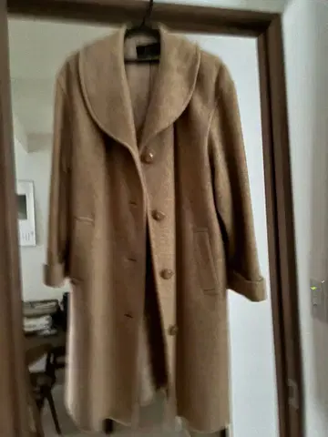 레리안 혼방 베이지 롱 코트 LL