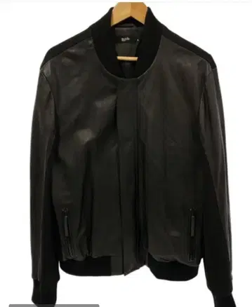 BLOOD BROTHER MA-1 봄버 자켓 가죽 리브 스탠드