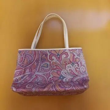 페이즐리 무늬 토트백