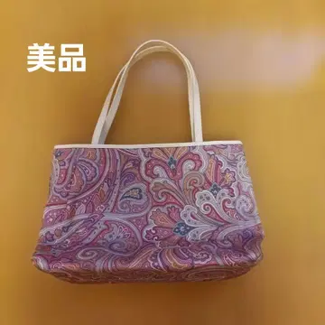 페이즐리 무늬 토트백