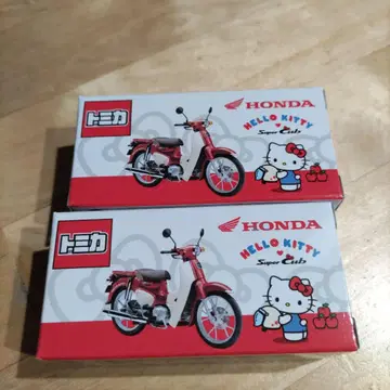 HONDA 헬로키티 슈퍼커브 토미카 2개 세트