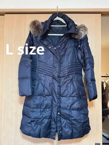 RUIRUE BOUTIQUE 네이비 롱 다운 자켓