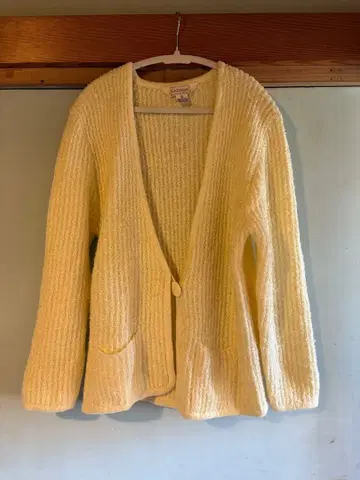 LAZARUS 크림색 가디건 L 구제샵 구매