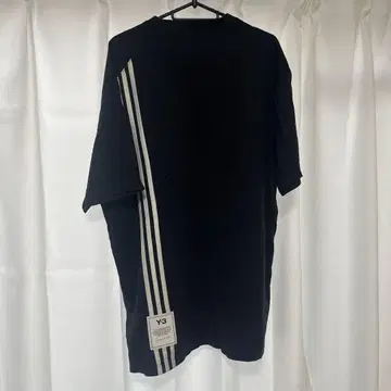 Y-3 블랙 티셔츠 XL 쓰리스트라이프