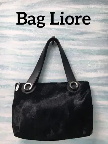 [ Bag Liore ] 가죽 핸드백 블랙
