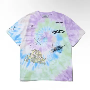 [ 미사용 새상품 ] XG 타이다이 크루넥 T셔츠 M 사이즈