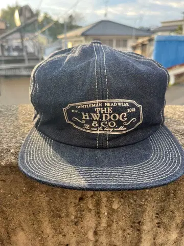 H.W. DOG&CO. 트래커 캡 사이즈 ONE 데님 아메카지