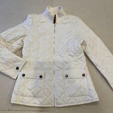 폴로 랄프 로렌 화이트 퀼팅 자켓